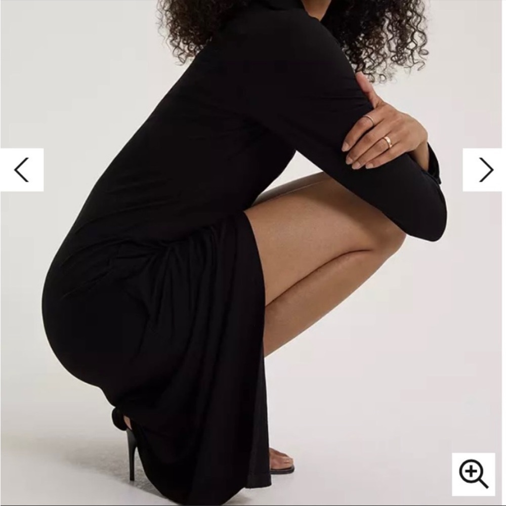 BAUKJEN Wrap Dress Black 10